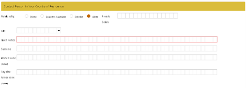 Contact Person in Your Country