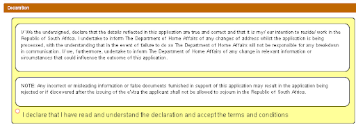 Declaration