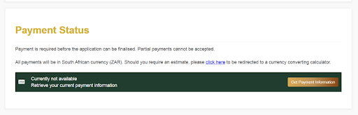 Payment Status
