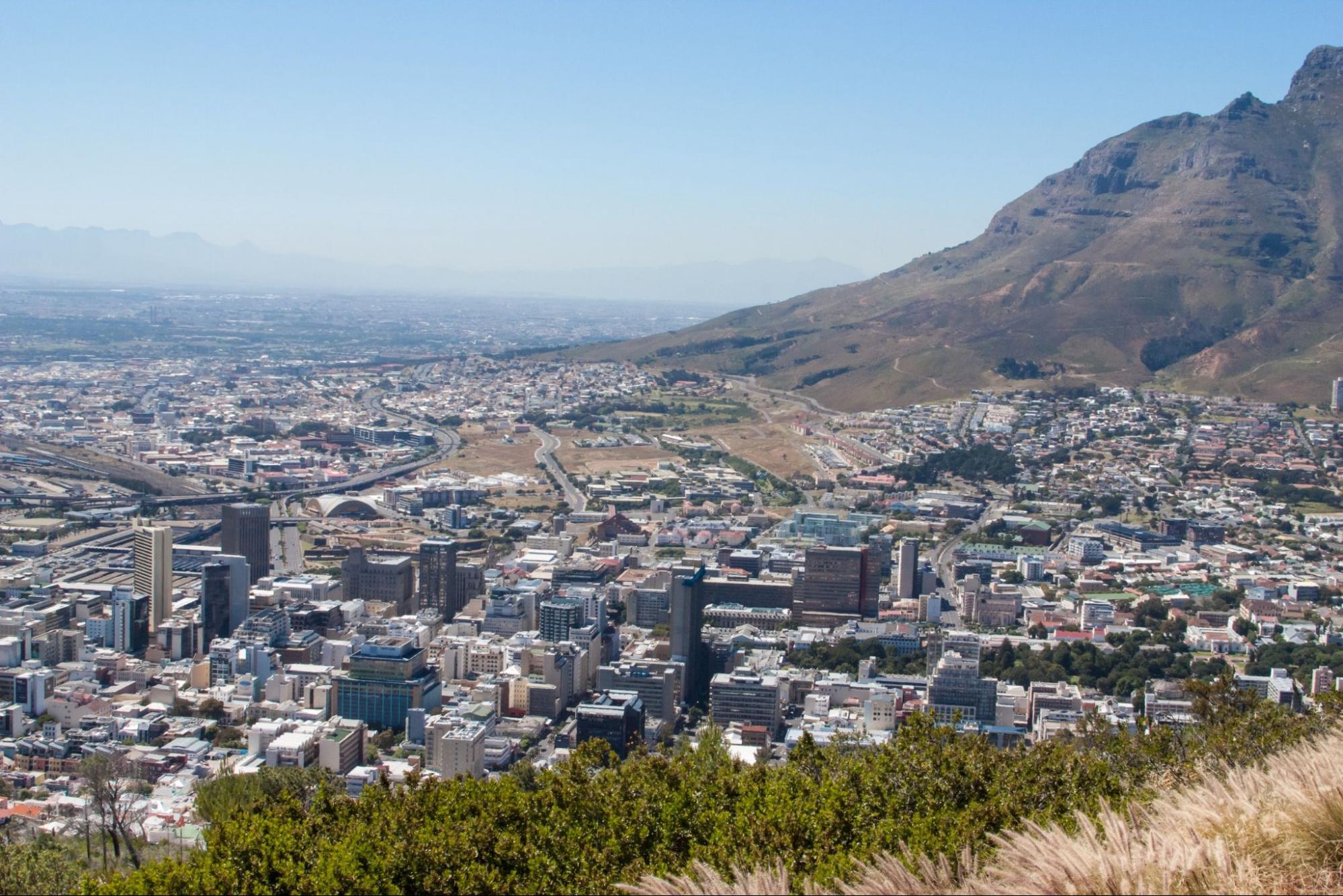 Scenic View in Cape Town South Africa