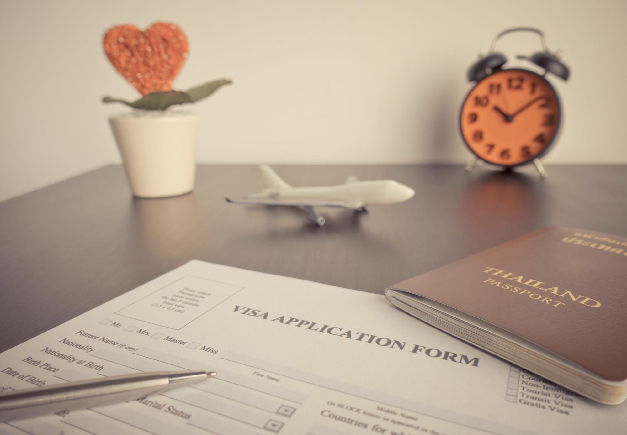 Visa application document Visa application document